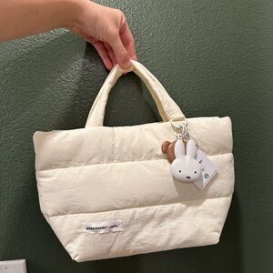 Miffy x Starbucks White Tote Collaboration